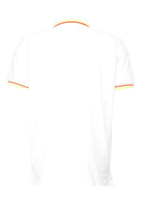 Polo con logo ricamato bianco PEUTEREY | Polo | PEU3937 99011991BIANCA